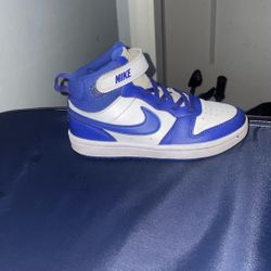 White And Blue Nike Size12.5c