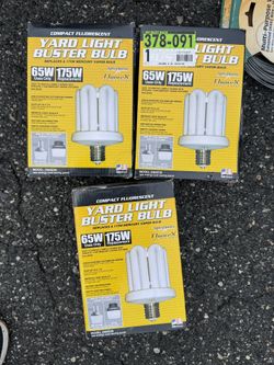 Yard Light Buster Bulb Fluorescent