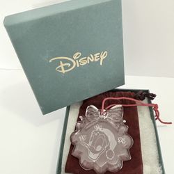 Vintage Donald Duck Crystal Christmas Ornament 1994