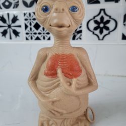 Vintage E.T. Toy String And Talking works Collectible 