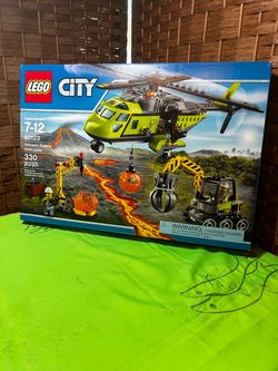LEGO City Volcano Supply Helicopter (60123) - NEW SEALED (Retired Set)$130 CASH