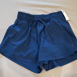 BRAND NEW Tag On YPB Abercrombie And Fitch Blue Running Flowy Shorts