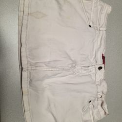 Jrs 15 Hot Kiss pale pink denim mini skirt Lot C