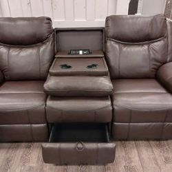 Reclining Sofa and Loveseat 