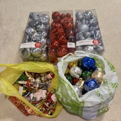 Huge Lot Of Christmas Ornaments