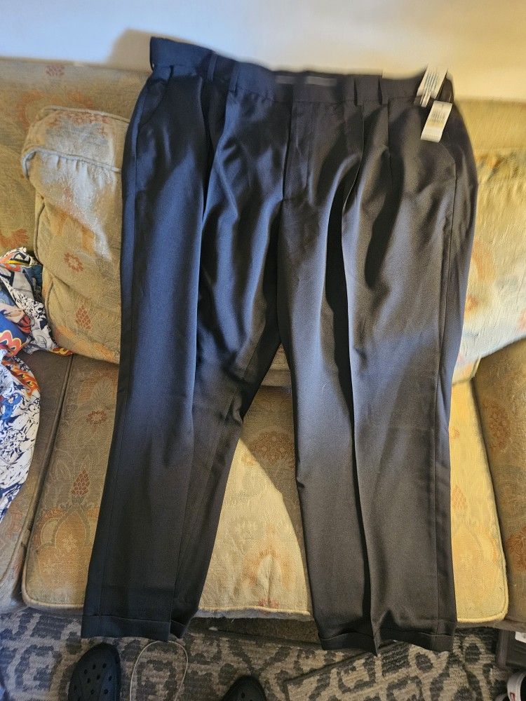 Van H eusen big and tall slacks brand new with tags size 44w 30 L