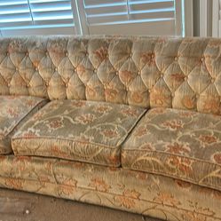 Vintage Three seat Sofa Couch