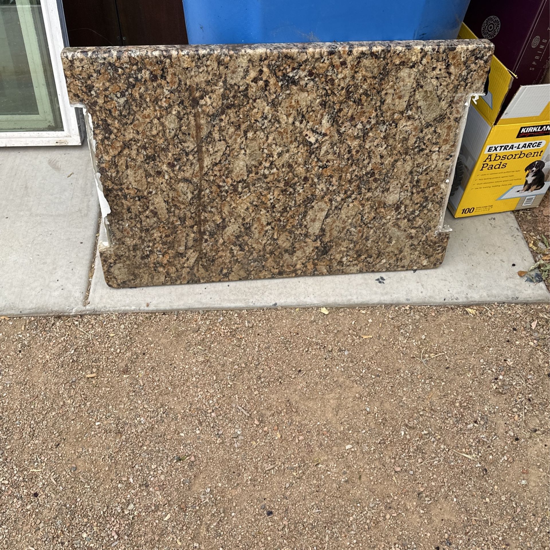 Marble Top Was Used As Reception Window