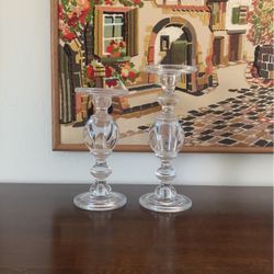 Glass Candle Holders