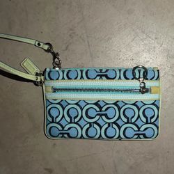 Coach Signature Wristlet Wallet