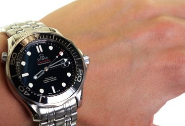 Omega Seamaster Professional 300M Chronometer Black Dial Stainless Steel