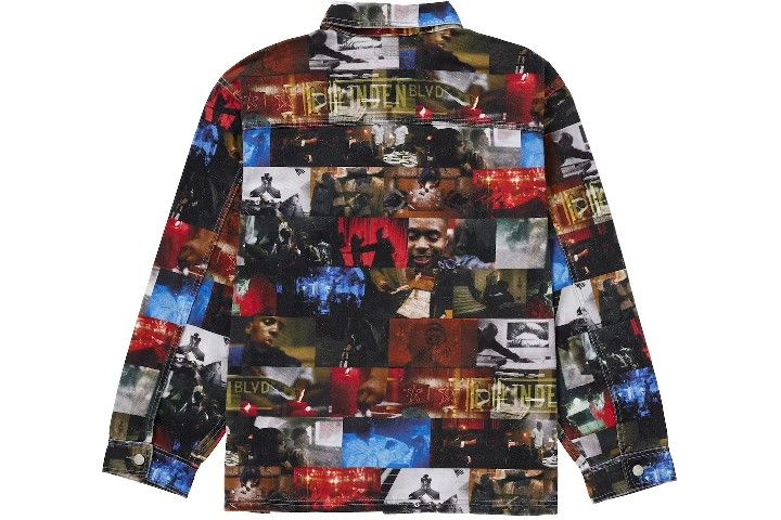 ジャケット・アウター supreme NAS&DMX Collage Denim Chore Coat Supreme Nas and DMX Collage Denim Chore Coat Multi Jacket