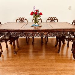 17 Piece Rosewood Dining Set