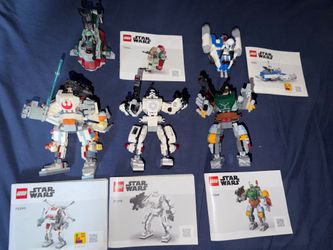 Lot Of 5 Star Wars Lego Sets