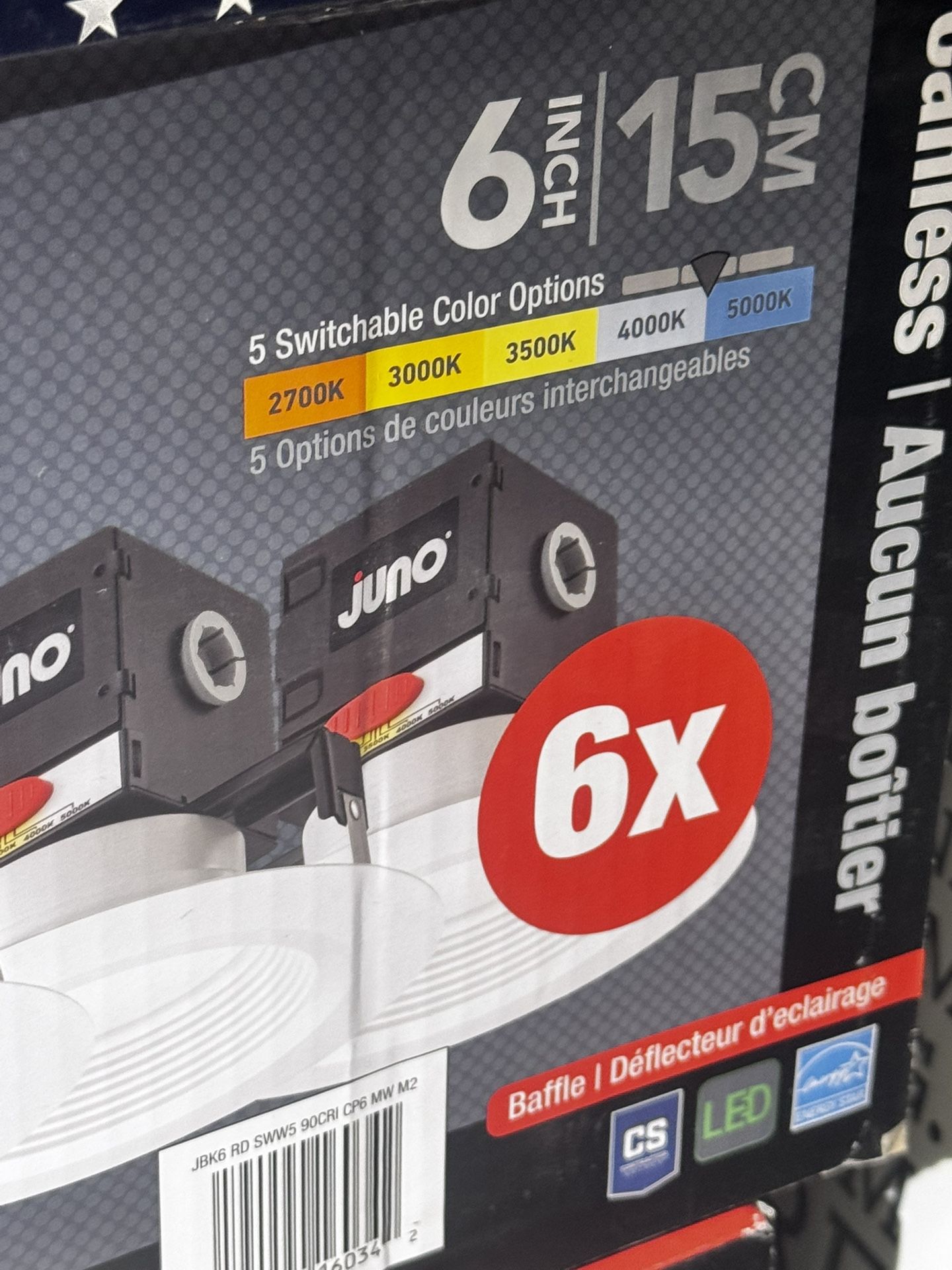 (2) 6x -6in 15cm Lighting Integrated Kits