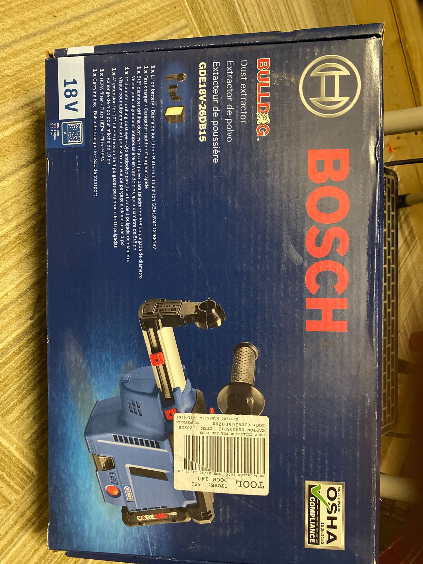 Bosch dust extractor