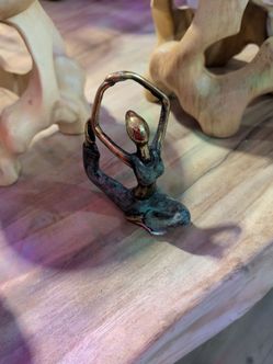 Abstract Dancer Bronze Figurine Sculpture