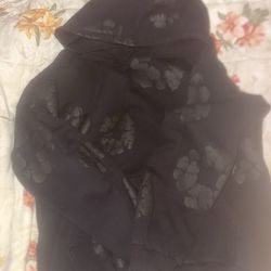 Black denim tears hoodie