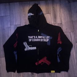Awful Lot Of Cough Syrup Glock Hoodie 