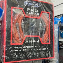 Amplifier Wiring Kit 4 Gauge Beta Quality  Copper  Beat Brand 