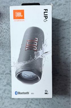 JBL Flip 6 Portable Bluetooth Wireless Waterproof Speaker Grey