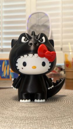 Godzilla x Hello Kitty custom 3D print collectable display Doll