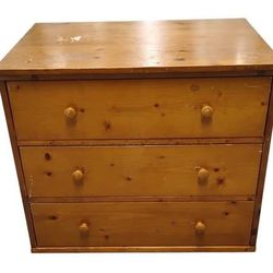 Kid's Pottery Barn 3 Piece Wood Bedroom Set