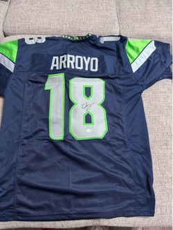 Elijah Arroyo Signed Autograph Custom Jersey-JSA Coa- Seattle Seahawks