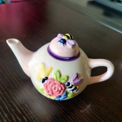 Vintage Teapot Sugar Creamer 