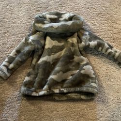 12-18 month camo turtle neck sweater