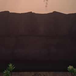 Black sofa set