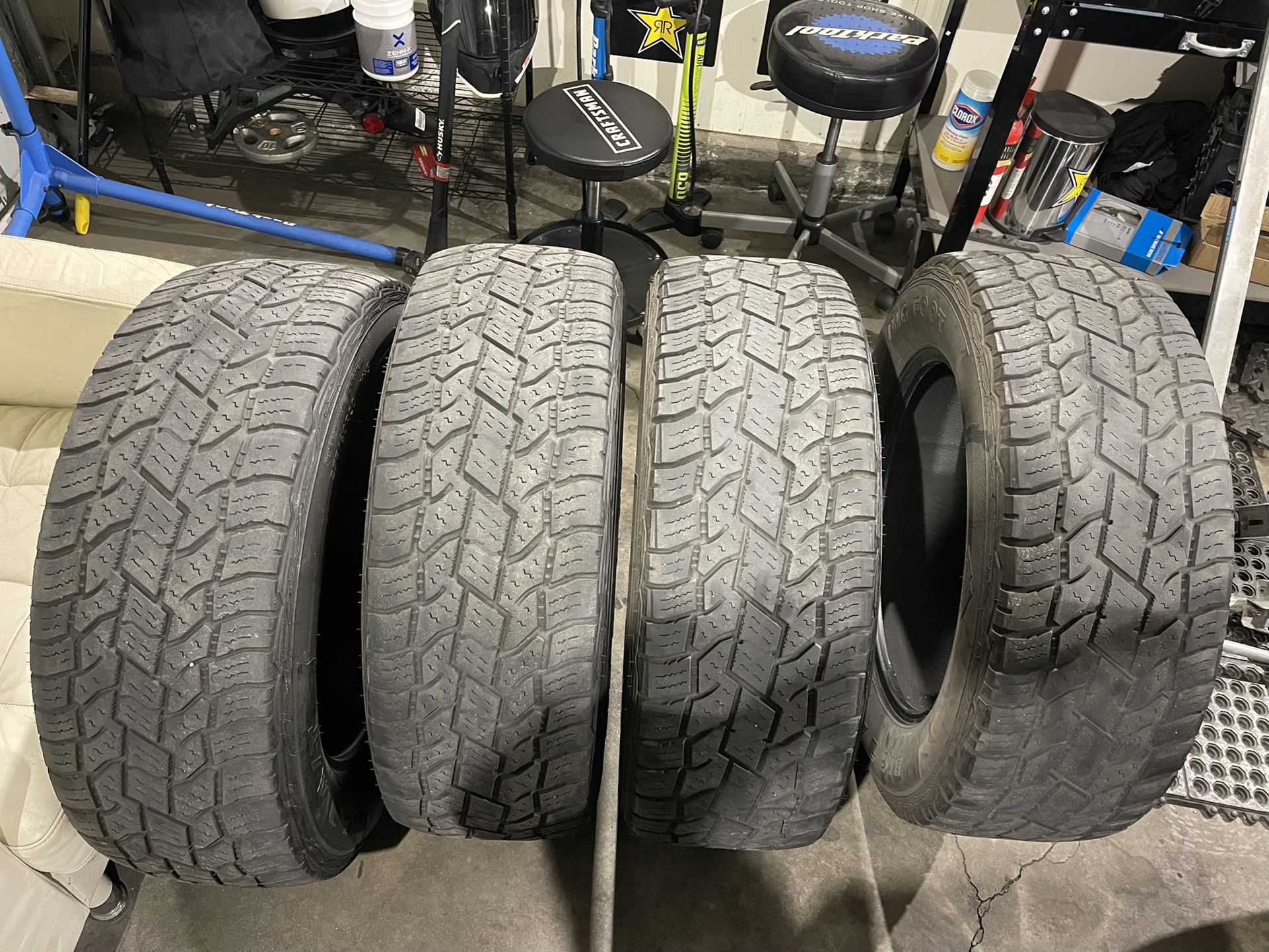 275/60/R20 Big O Tires Big Foot All Terrain. Ready to be mounted.