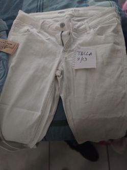 White Stretch Jeans Size 11/13