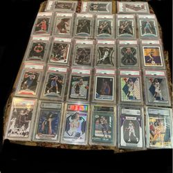 Graded NBA Basketball cards from PSA MPE CGC and arena with LeBron ja morant Lonzo and more