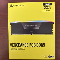Sealed Corsair 32gb ddr5 vengeance RGB ddr5