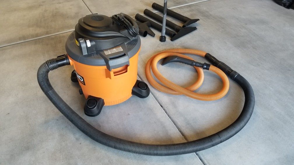 Ridgid Wet/Dry Vac, 5HP, 12 Gallon