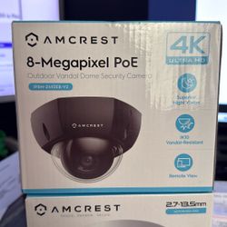 Amcrest Ip8m-2493eb-v2 NIB 4K 8 Megapixel