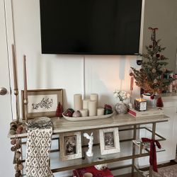 Marble & Gold Console Table