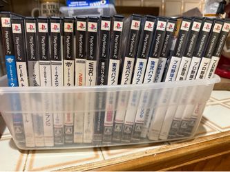 Japanese PS2 Games (FIFA, PGA, NBA, ETC.) Lot of 19.