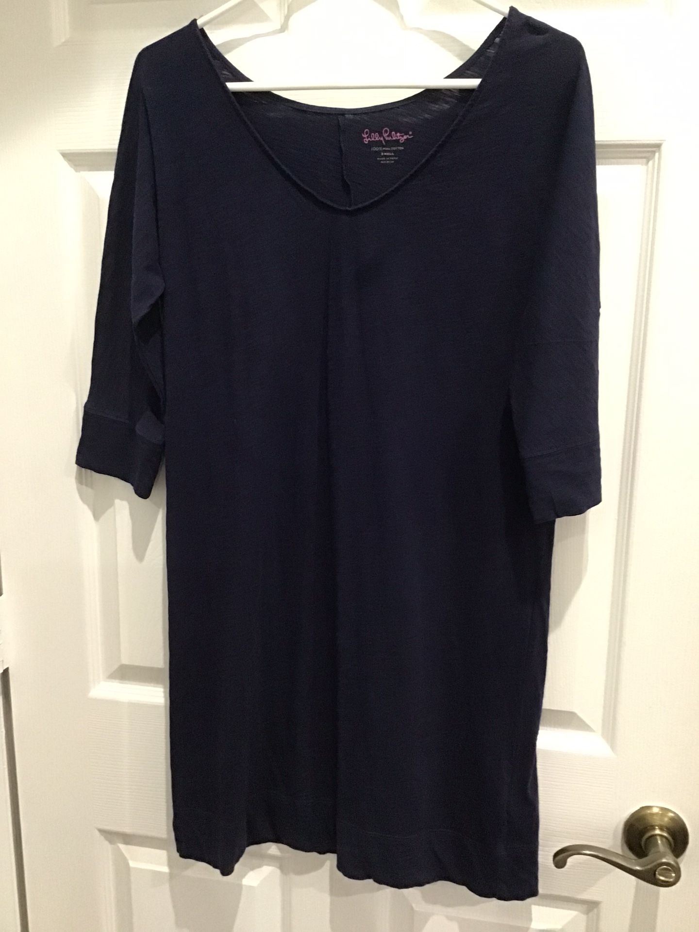 Lilly Pulitzer Tunic Navy Dress Size Small