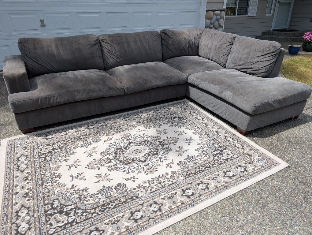 Grey Sectional Sofa Delivery Available 🚚