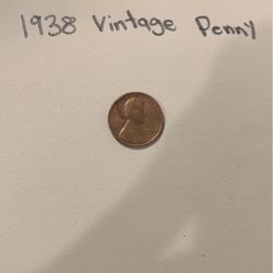 1938 Vintage Penny