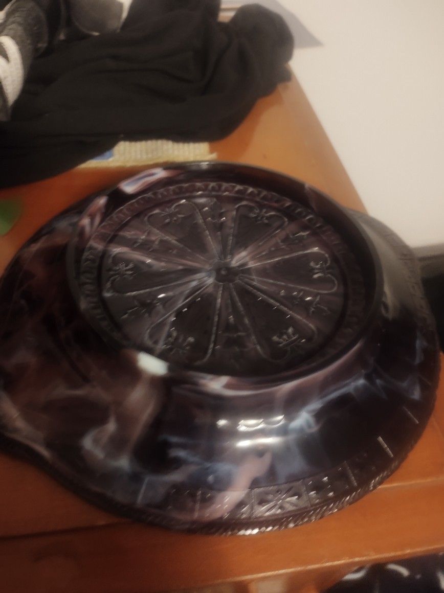 3 Pieces Vintage Antique Glass Work From 1930s