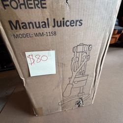 Manual Juicer