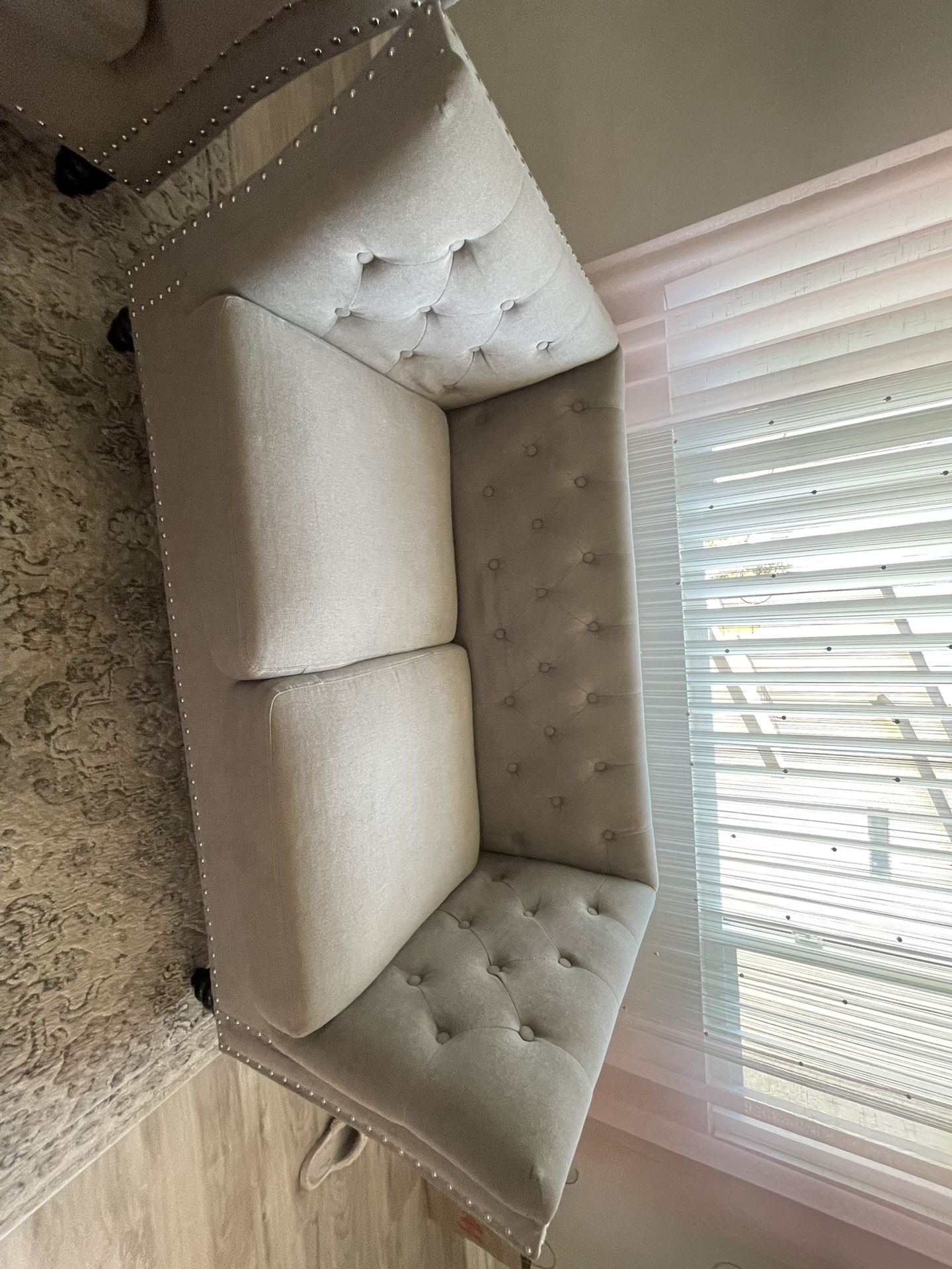 Gray Sofa And Loveseat