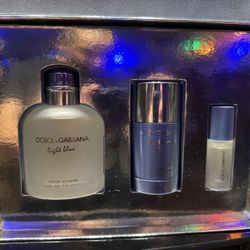 Dolce & Gabbana Light Blue For Men Full Size Deodorant And Travel