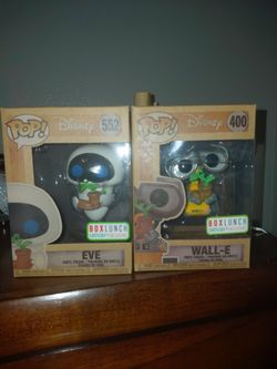 Wall-E and Eve Funko Pops