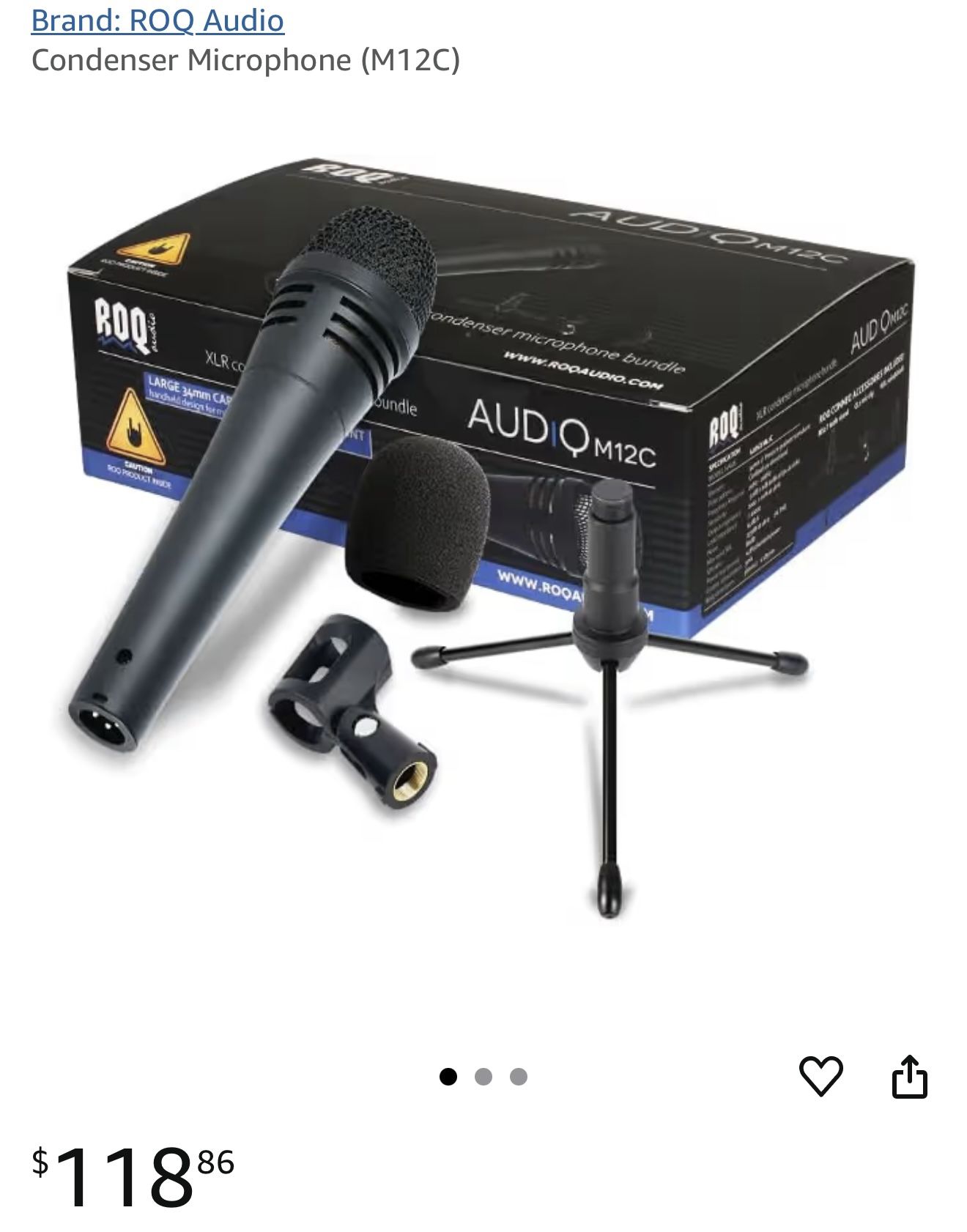Condenser Microphone (M12C)