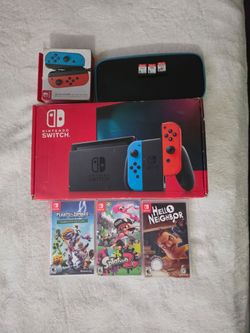 Nintendo switch come with some games