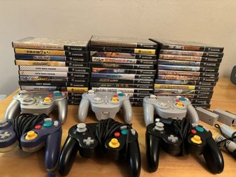 Nintendo Gamecube Games and Controllers